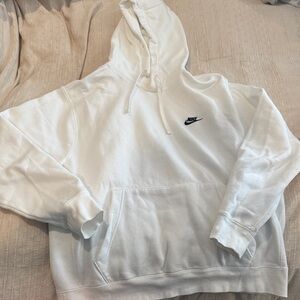 Nike Classic White Pullover Hoodie